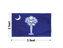 2'x3' South Carolina Nylon Outdoor Flag